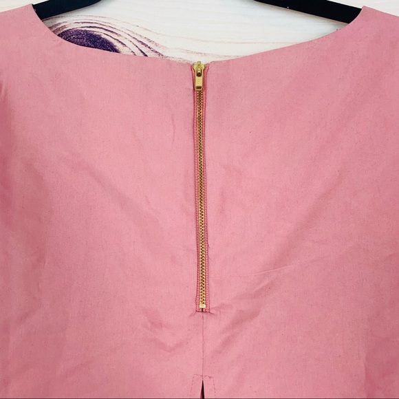 Tahari Blush Overlay Shift Dress NWOT - Picture 4 of 5